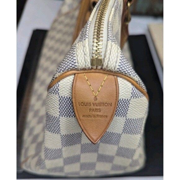 Louis Vuitton Speedy Damier Azur - 35, Lock & Key included, Authentic - Picture 14 of 16